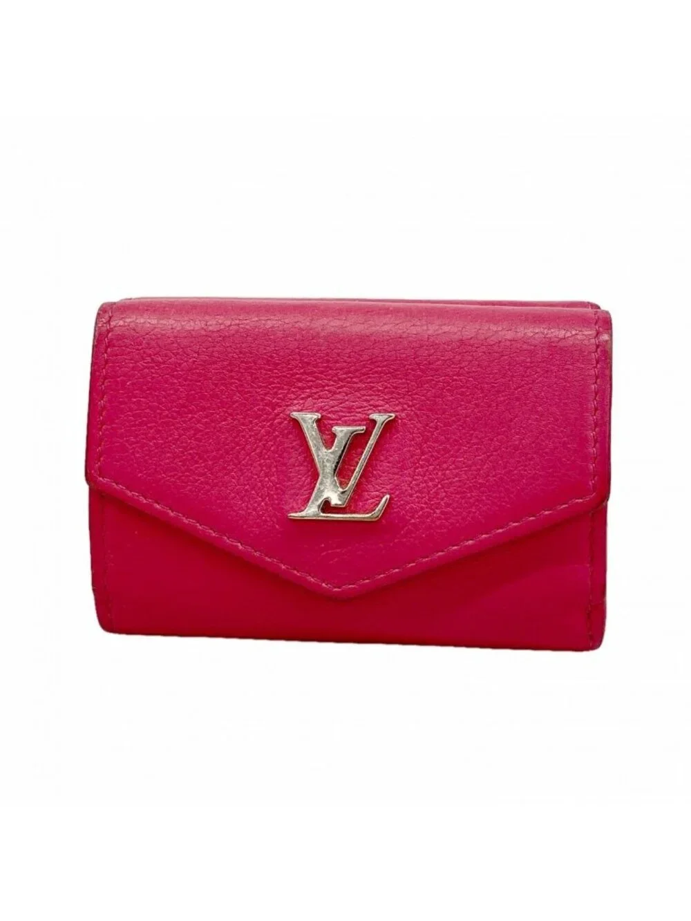 Louis Vuitton Trifold Wallet Portefeuille Lock Mini Pink